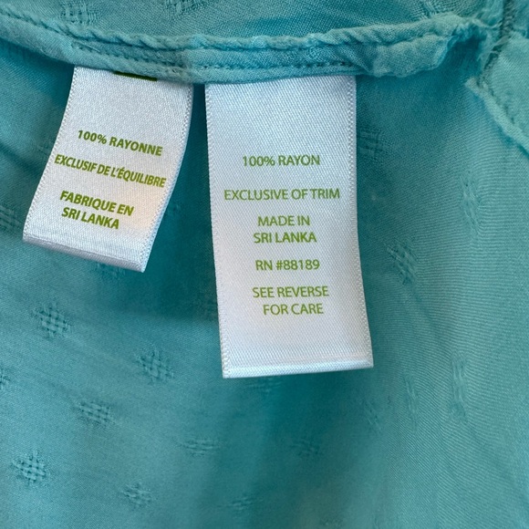 Lilly Pulitzer Willa Top- small light blue - Picture 4 of 6